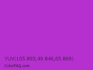 YUV 105.893,49.846,65.869 Color Image