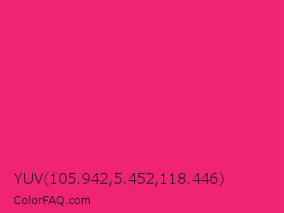 YUV 105.942,5.452,118.446 Color Image