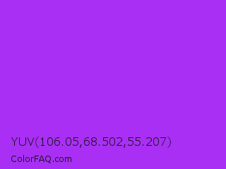 YUV 106.05,68.502,55.207 Color Image