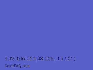 YUV 106.219,48.206,-15.101 Color Image