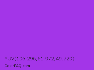 YUV 106.296,61.972,49.729 Color Image