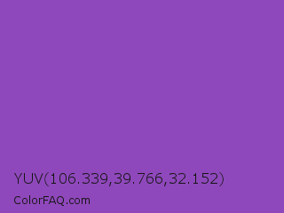 YUV 106.339,39.766,32.152 Color Image