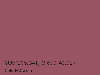 YUV 106.341,-3.619,40.92 Color Image