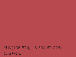 YUV 106.574,-13.594,67.026 Color Image