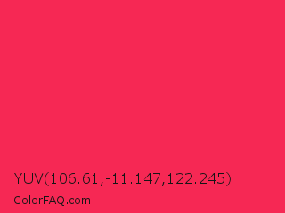 YUV 106.61,-11.147,122.245 Color Image