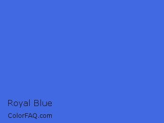 YUV 106.72,58.312,-36.588 Royal Blue Color Image