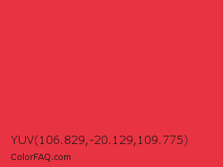 YUV 106.829,-20.129,109.775 Color Image
