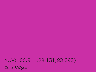 YUV 106.911,29.131,83.393 Color Image