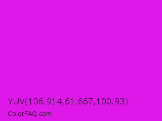 YUV 106.914,61.667,100.93 Color Image