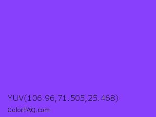 YUV 106.96,71.505,25.468 Color Image