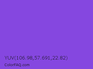 YUV 106.98,57.691,22.82 Color Image