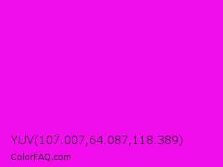 YUV 107.007,64.087,118.389 Color Image