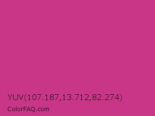 YUV 107.187,13.712,82.274 Color Image