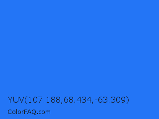 YUV 107.188,68.434,-63.309 Color Image