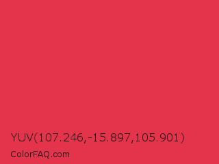 YUV 107.246,-15.897,105.901 Color Image