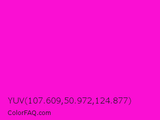 YUV 107.609,50.972,124.877 Color Image