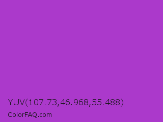 YUV 107.73,46.968,55.488 Color Image