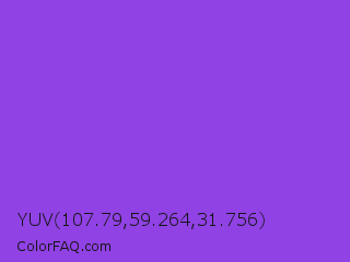 YUV 107.79,59.264,31.756 Color Image