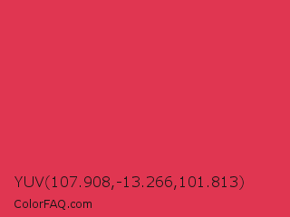 YUV 107.908,-13.266,101.813 Color Image