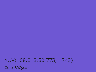 YUV 108.013,50.773,1.743 Color Image