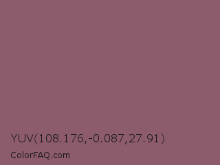 YUV 108.176,-0.087,27.91 Color Image