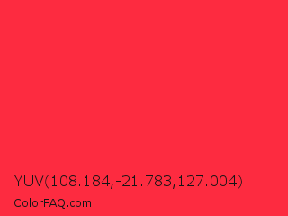YUV 108.184,-21.783,127.004 Color Image