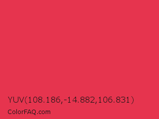 YUV 108.186,-14.882,106.831 Color Image