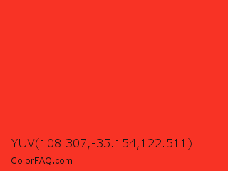 YUV 108.307,-35.154,122.511 Color Image