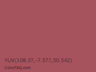 YUV 108.37,-7.577,50.542 Color Image