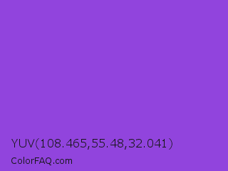 YUV 108.465,55.48,32.041 Color Image