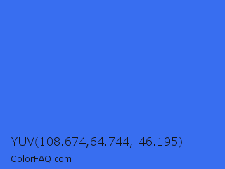 YUV 108.674,64.744,-46.195 Color Image