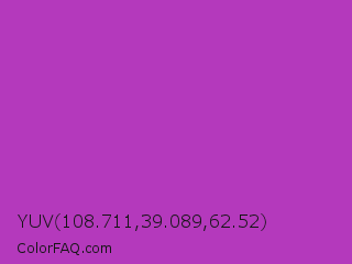 YUV 108.711,39.089,62.52 Color Image