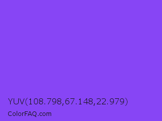 YUV 108.798,67.148,22.979 Color Image