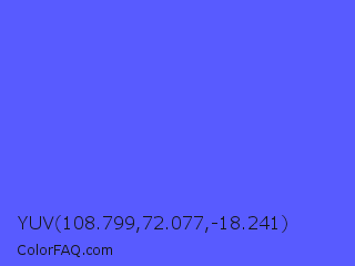 YUV 108.799,72.077,-18.241 Color Image