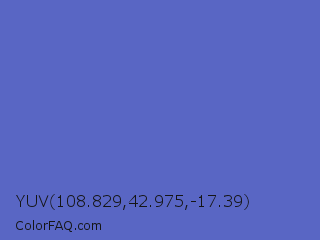 YUV 108.829,42.975,-17.39 Color Image