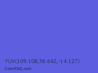 YUV 109.108,56.642,-14.127 Color Image