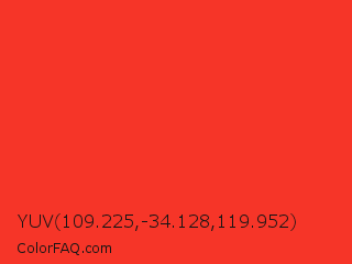 YUV 109.225,-34.128,119.952 Color Image