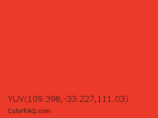 YUV 109.398,-33.227,111.03 Color Image