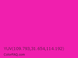 YUV 109.793,31.654,114.192 Color Image