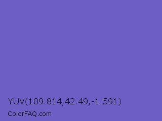 YUV 109.814,42.49,-1.591 Color Image