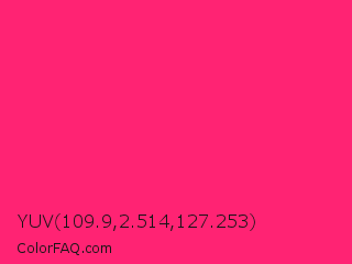 YUV 109.9,2.514,127.253 Color Image