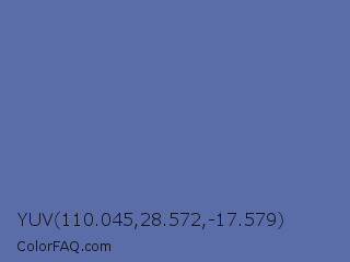 YUV 110.045,28.572,-17.579 Color Image