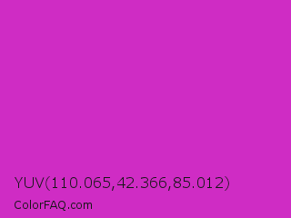 YUV 110.065,42.366,85.012 Color Image