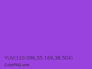 YUV 110.096,55.169,38.504 Color Image