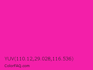 YUV 110.12,29.028,116.536 Color Image