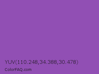 YUV 110.248,34.388,30.478 Color Image