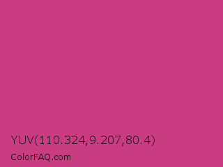 YUV 110.324,9.207,80.4 Color Image