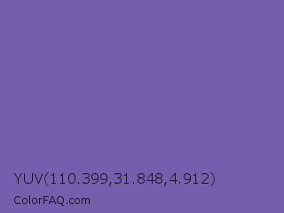 YUV 110.399,31.848,4.912 Color Image