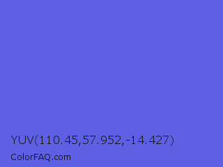 YUV 110.45,57.952,-14.427 Color Image