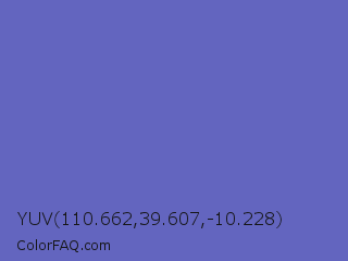 YUV 110.662,39.607,-10.228 Color Image